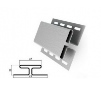 H-профиль (соединительная планка) белый для сайдинга
