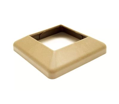 Крышка нижняя ПВХ для столба 100х100 Орех от производителя Deckart (Россия) по цене 293 р Крышка нижняя ПВХ для столба 100х100 Орех от производителя Deckart (Россия) по цене 293 р