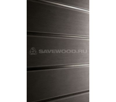Профиль ДПК для заборов SW Agger Темно-коричневый глянцевый бесшовный от производителя  Savewood по цене 713 р