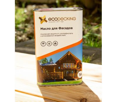 Масло для фасадов от производителя  Ecodecking по цене 850 р