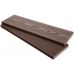 Террасная доска ДПК Tehno полнотелая Шоколад от производителя  Ecodecking по цене 2 084 р