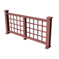 Декоративные ограждения ДПК " Дувр", Мербау, шлифованное