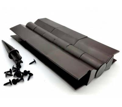 Угол поворотный от 60°  до 180°  пластик для доски 225х25-30 из ДПК Чёрный от производителя  NanoWood по цене 438 р