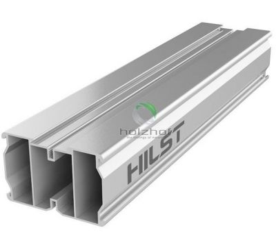 Лага алюминиевая Hilst Professional 60x40x4000мм без резинки от производителя  Holzhof по цене 725 р