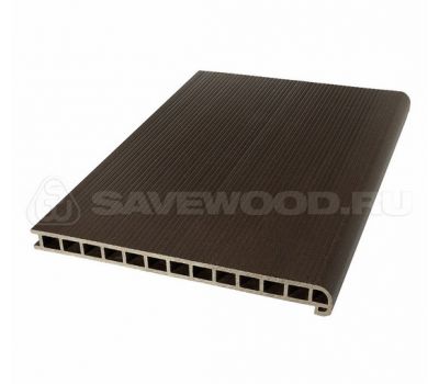 Профиль ДПК для ступеней и лестниц SW Radix Темно-коричневый от производителя  Savewood по цене 3 025 р