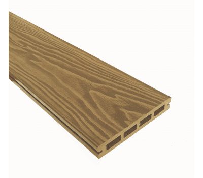 Террасная доска Смарт 3D Пустотелая с пазом Дуб Севилья от производителя  Terrapol по цене 810 р