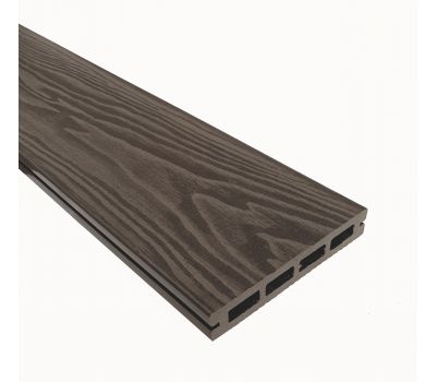 Террасная доска Смарт 3D Пустотелая с пазом Тик Киото от производителя  Terrapol по цене 778 р