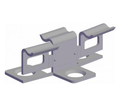 Кляймер промежуточный для каркаса из металлопрофиля и лаги ДПК (упак/100 шт) от производителя  OutDoor по цене 2 745 р