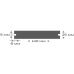 Террасная доска ДПК 3D Nevada/California Чёрная (полнотелая) от производителя  OutDoor по цене 1 533 р