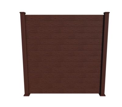 Забор цвет Темно-коричневый от производителя  Woodvex по цене 13 750 р
