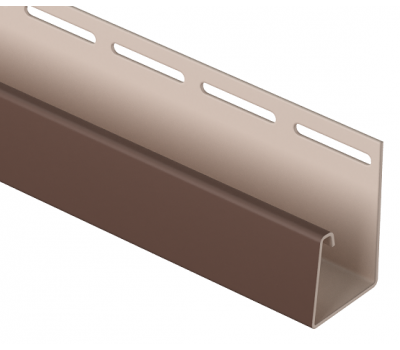 J-профиль фасадный 30 мм Табачный от производителя  Docke по цене 621 р