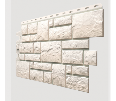 Фасадные панели (цокольный сайдинг) , Burg (камень), Weibburg Белый от производителя  Docke по цене 708 р