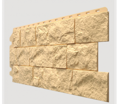 Фасадные панели (цокольный сайдинг) , Fels (скала), Elfenfels Слоновая кость от производителя  Docke по цене 768 р