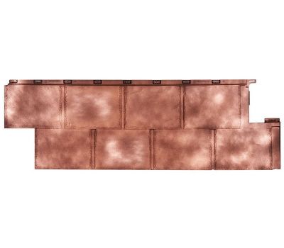Фасадные панели (цокольный сайдинг) коллекция Галактика - Медь от производителя  Т-сайдинг по цене 531 р