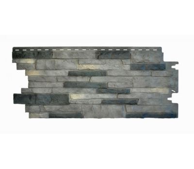 Цокольный сайдинг Stacked-Stone Premium (Природный камень Премиум) Lewiston Crest (Графит) от производителя  Nailite по цене 2 313 р