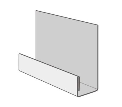 Стартовая планка металлическая (длина 2м) для цокольного сайдинга от производителя  Nordside по цене 325 р