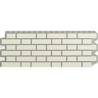 Фасадные панели (цокольный сайдинг) Кирпич клинкерный Белый Фасадные панели (цокольный сайдинг) Кирпич клинкерный Белый