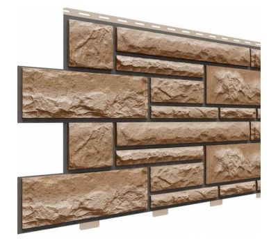 Цокольный сайдинг коллекция NEW - Миндаль от производителя  Доломит по цене 700 р