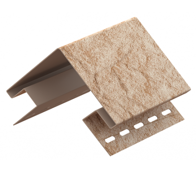 Наружный угол Стоун-хаус Камень Золотистый от производителя  Ю-Пласт по цене 1 025 р