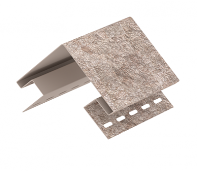 Наружный угол Стоун-хаус Сланец Бурый от производителя  Ю-Пласт по цене 1 025 р