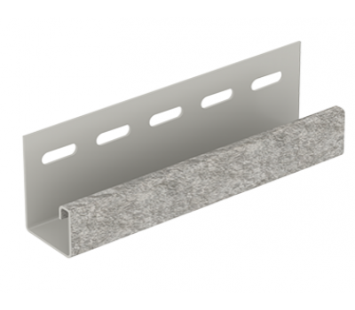 J-планка Стоун-хаус Сланец Светло серый от производителя Ю-Пласт по цене 400 р J-планка Стоун-хаус Сланец Светло серый от производителя Ю-Пласт по цене 400 р