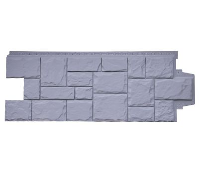 Фасадные панели Стандарт Крупный камень Серый (Известняк) от производителя  Grand Line по цене 550 р