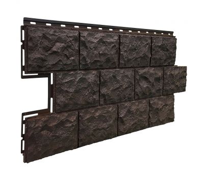 ФАСАДНЫЕ ПАНЕЛИ Доломит Тёмно коричневый от производителя  Fineber по цене 613 р