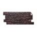 Фасадные панели (цокольный сайдинг) коллекция камень дикий - Коричневый от производителя  Fineber по цене 785 р