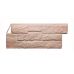 Фасадные панели (цокольный сайдинг) коллекция Камень Крупный - Терракотовый от производителя  Fineber по цене 781 р