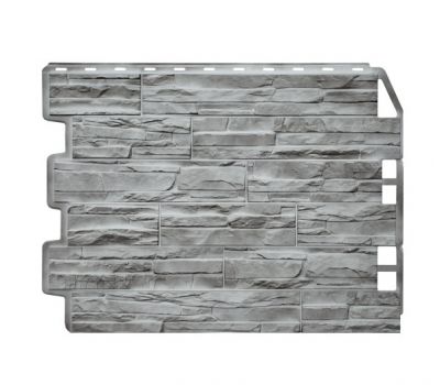 Фасадные панели Скол -  Светло- серый от производителя  Fineber по цене 613 р