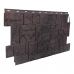 Фасадные панели (цокольный сайдинг) коллекция камень дикий - Коричневый от производителя  Fineber по цене 785 р