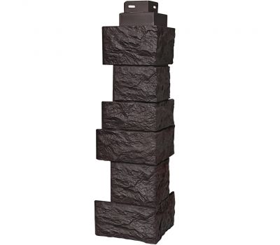 Угол наружный коллекция Дикий камень Коричневый от производителя  Fineber по цене 638 р