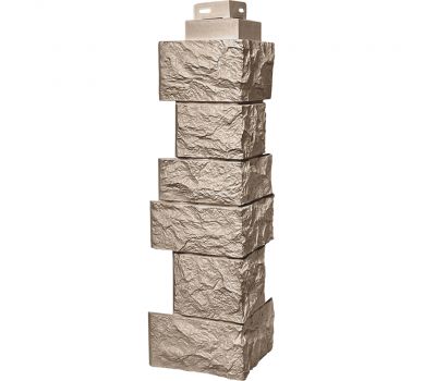 Угол наружный коллекция Дикий камень Песочный от производителя  Fineber по цене 638 р