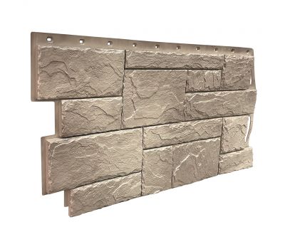 Фасадные панели (цокольный сайдинг) коллекция Камень Природный - Песочный от производителя Fineber по цене 794 р Фасадные панели (цокольный сайдинг) коллекция Камень Природный - Песочный от производителя Fineber по цене 794 р