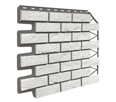 Фасадные панели Кирпич Баварский - Белый от производителя Fineber по цене 775 р Фасадные панели Кирпич Баварский - Белый от производителя Fineber по цене 775 р