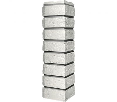Угол наружный Коллекция кирпич баварский Белый от производителя  Fineber по цене 706 р