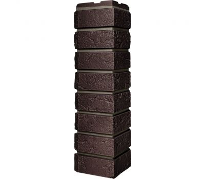 Угол наружный Коллекция кирпич баварский Темно-Коричневый от производителя  Fineber по цене 706 р