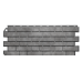 Фасадные панели (цокольный сайдинг) Кирпич Клинкерный 3D Бежево-Серый от производителя  Fineber по цене 644 р