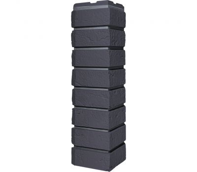 Угол наружный Коллекция кирпич баварский Графит от производителя  Fineber по цене 706 р