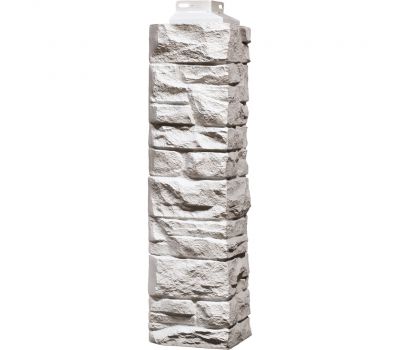 Угол наружный коллекция Скала Мелованный белый от производителя  Fineber по цене 800 р