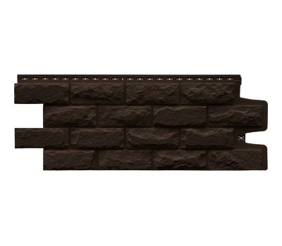 Фасадные панели Стандарт Камень колотый Шоколадный (Коричневый) от производителя  Grand Line по цене 550 р