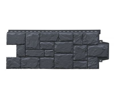 Фасадные панели Стандарт Крупный камень Графит от производителя  Grand Line по цене 550 р