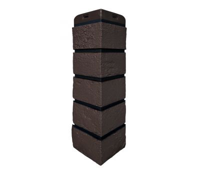 Угол Премиум состаренный кирпич Шоколадный (шов RAL 9005) от производителя Grand Line по цене 713 р Угол Премиум состаренный кирпич Шоколадный (шов RAL 9005) от производителя Grand Line по цене 713 р