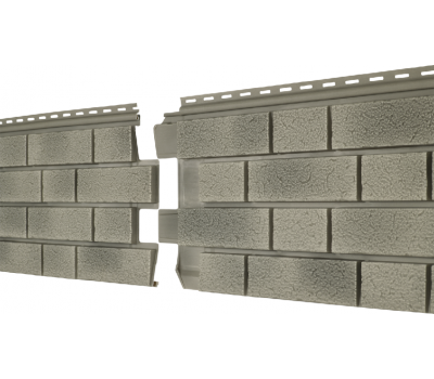 Фасадная панель Стоун Хаус S-Lock Клинкер Балтик Холодный Цемент от производителя  Ю-Пласт по цене 603 р