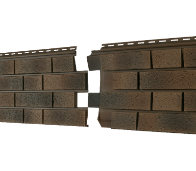 Фасадная панель Стоун Хаус S-Lock Клинкер Нордик Лава от производителя  Ю-Пласт по цене 603 р