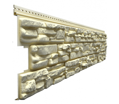 Фасадные панели - серия LUX ROCKY под камень Кешью от производителя  Docke по цене 533 р