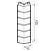 Угол наружный Оптима Клинкер Серый от производителя  ТЕХНОНИКОЛЬ по цене 613 р
