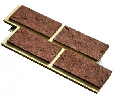 Фасадная плитка «Замковый кирпич с расшивкой шва» от производителя  «Кирисс Фасад» по цене 2 375 р