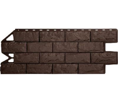 Фасадные панели Фагот ЭКО Коричневый от производителя  Альта-профиль по цене 610 р