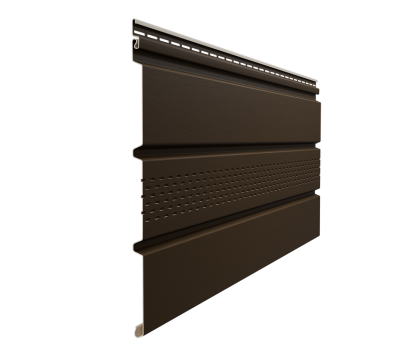 Софит Элит с центральной перфорацией коричневый (темный дуб) от производителя   по цене 925 р